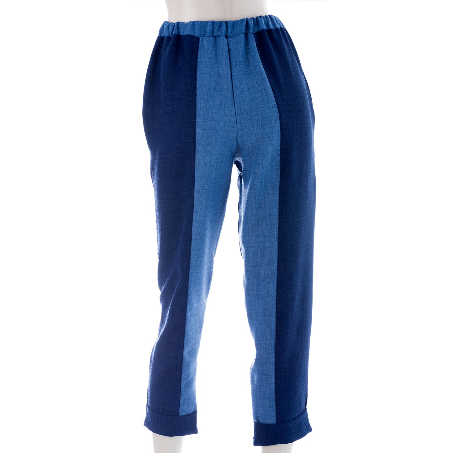 Dual Hue Elegance: Seva's Two-Tone Pant in Harmonious Shades ss.24.se.043