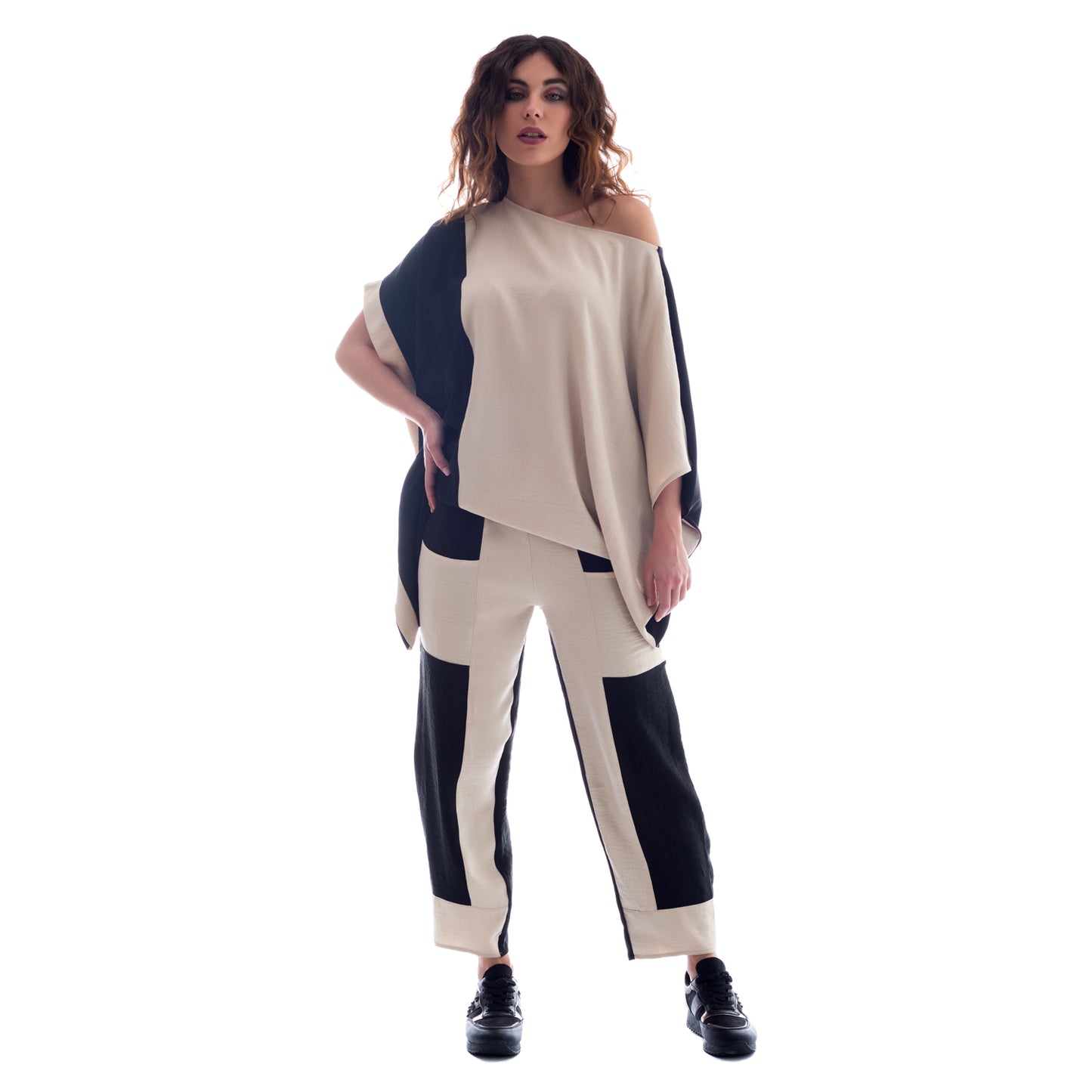 assymetric pattern tunic ss.24.se.085