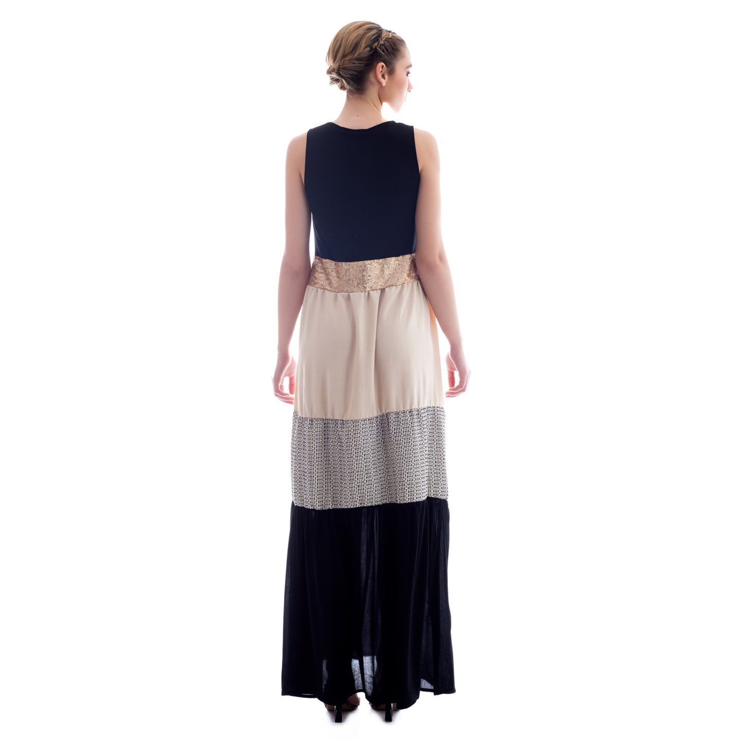 Seva's Multicolored Majesty Maxi Dress ss.24.se.315