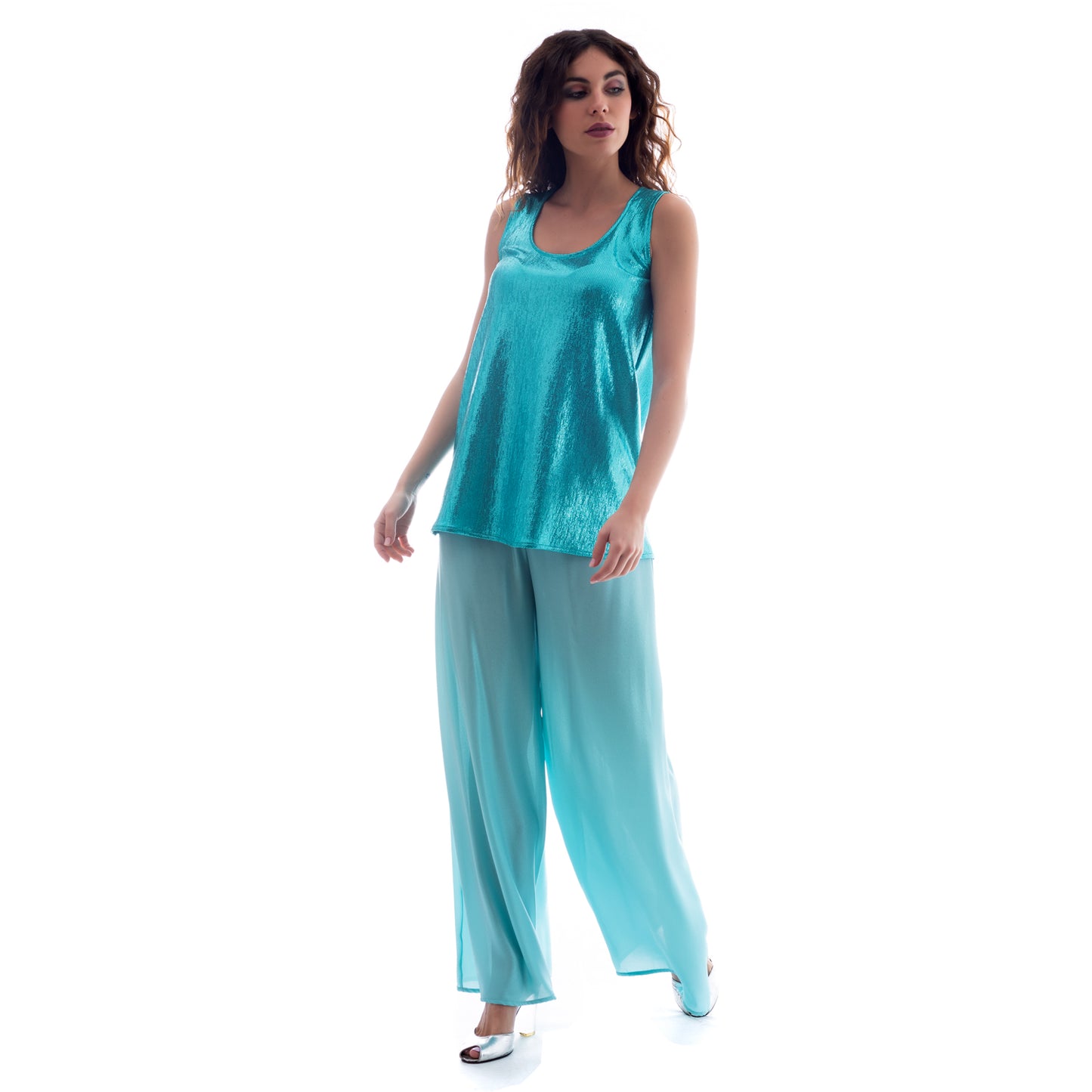 Seva's Sparkling Sleeveless Top ss.24.se.268