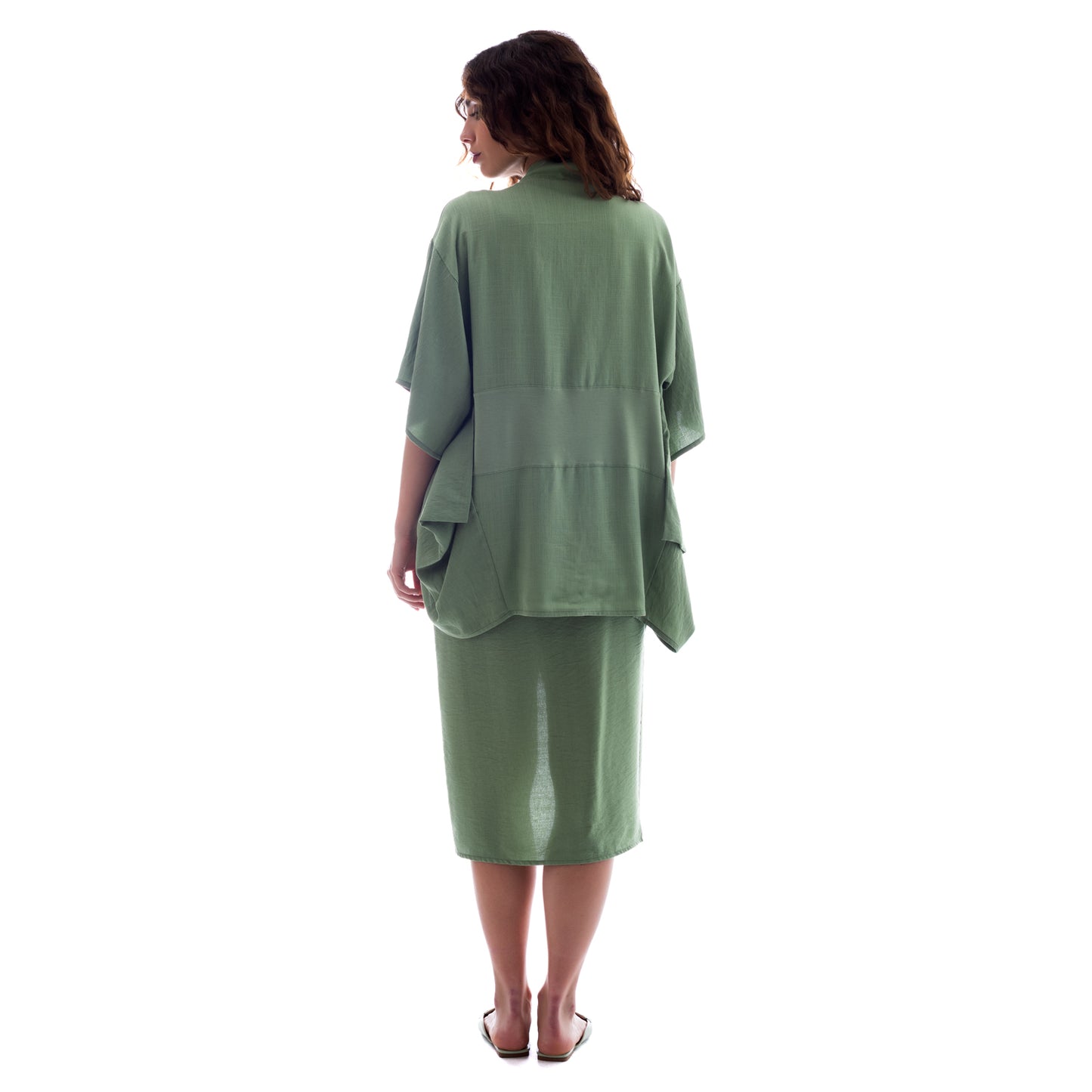 Seva's Crop Asymmetric jacket: Modern Edge ss.24.se.170
