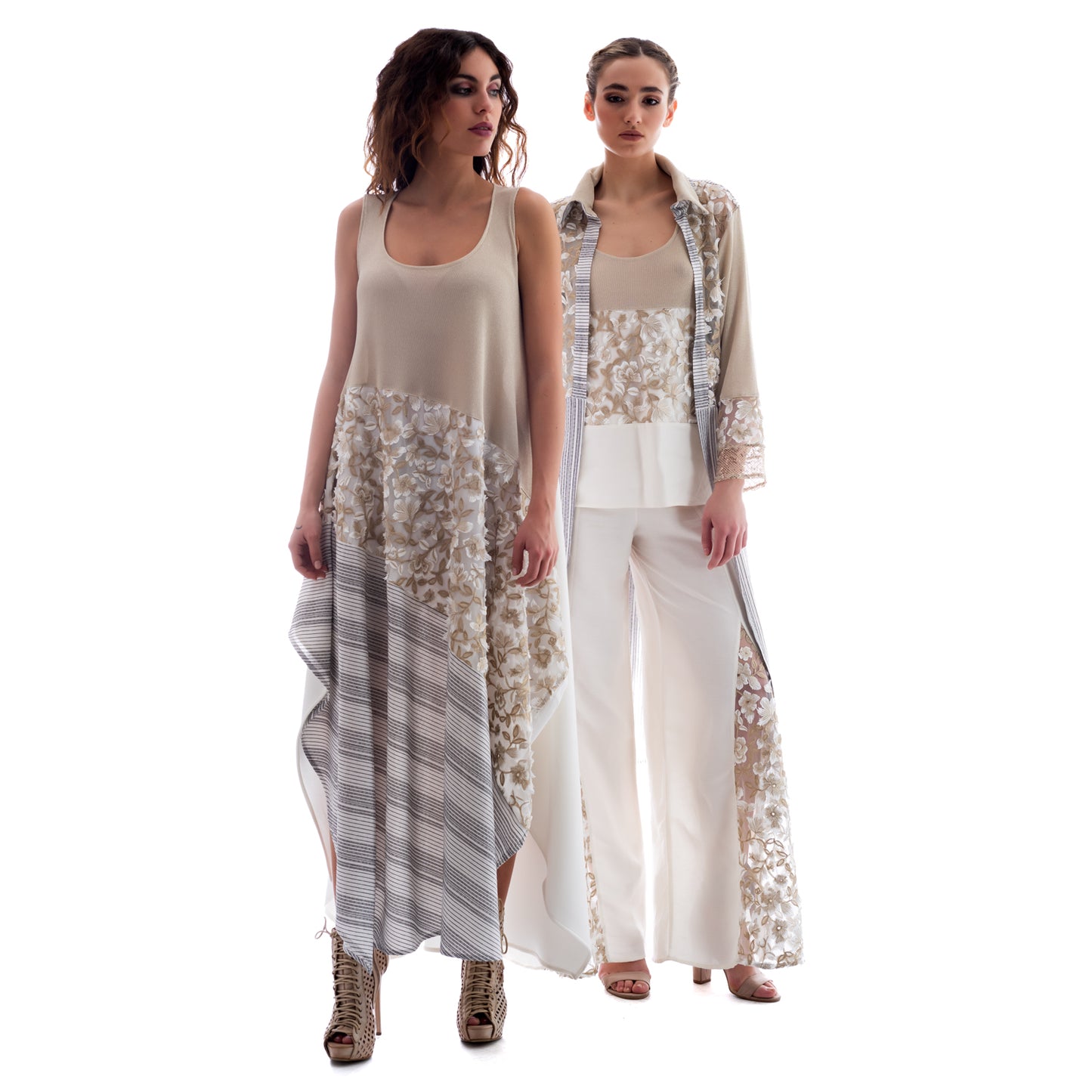 Seva's Asymmetric Maxi Sleeveless Dress ss.24.se.219