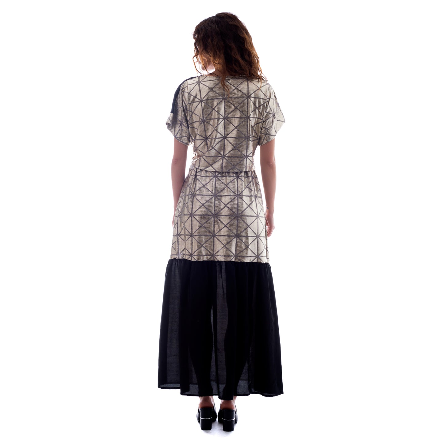 Seva's Multicolored Crop Shirt ss.24.se.322