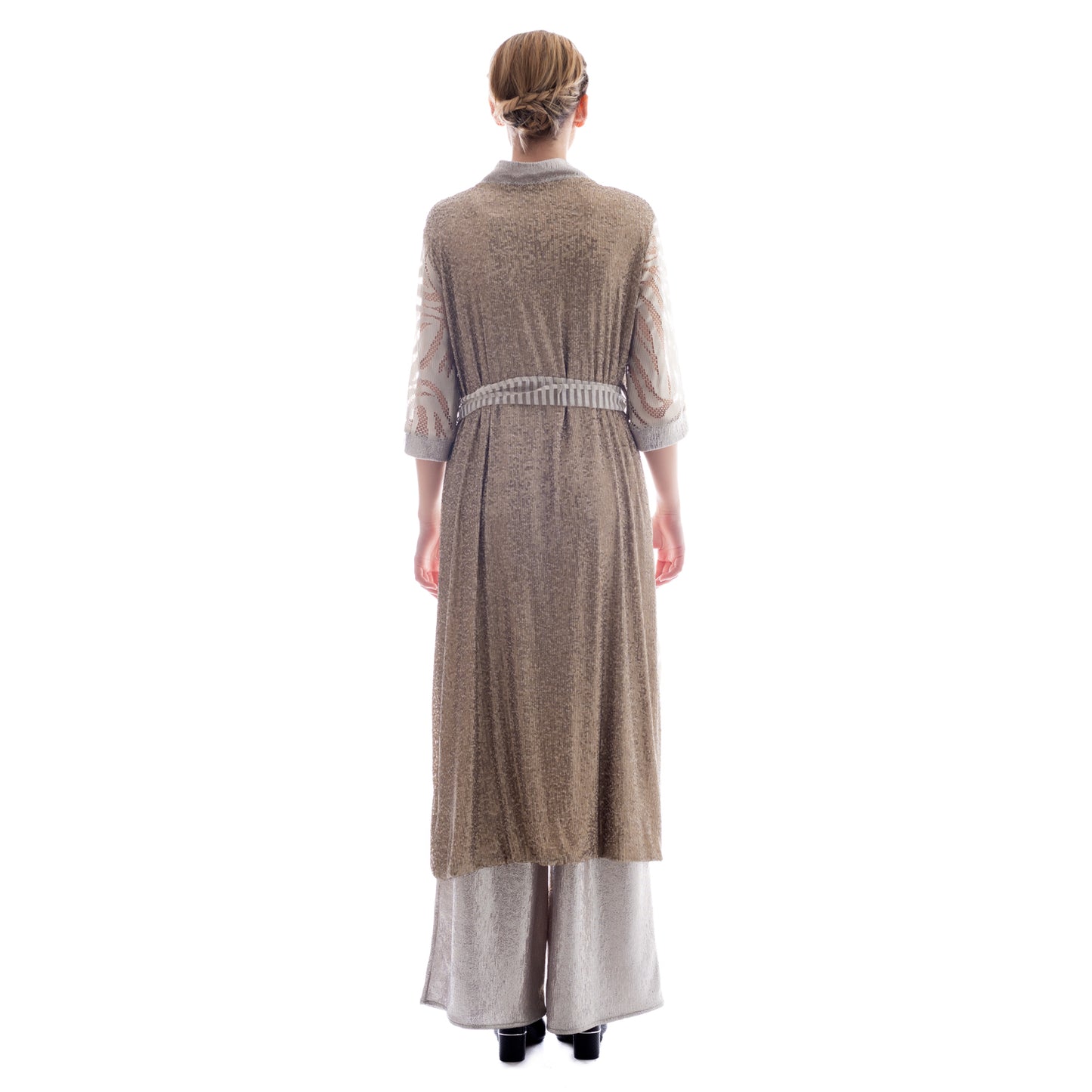 Chic Transparency Midi Crotch long jacket by Seva ss.24.se.253