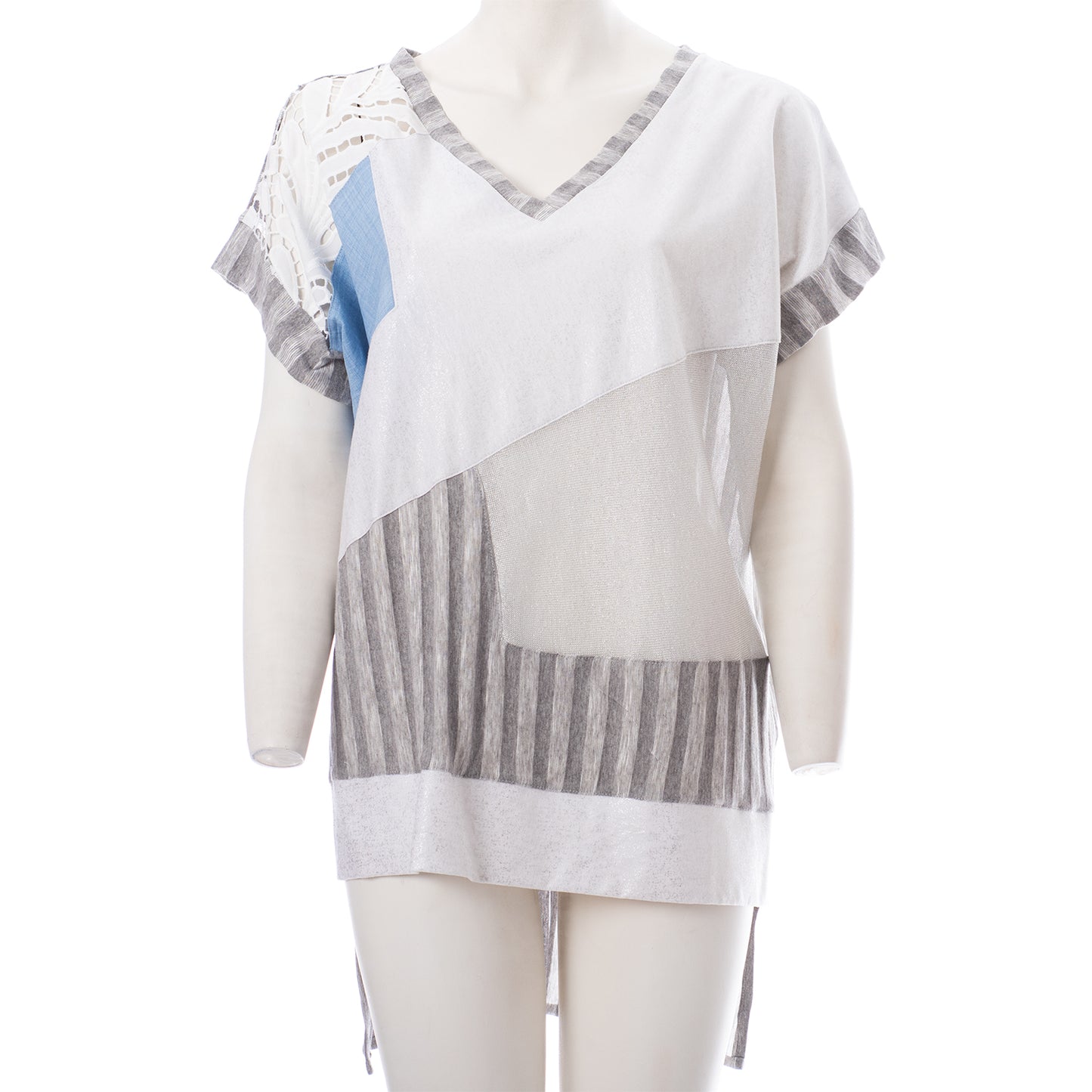 Dynamic Lines: Seva's Striped Tunic ss.24.se.013