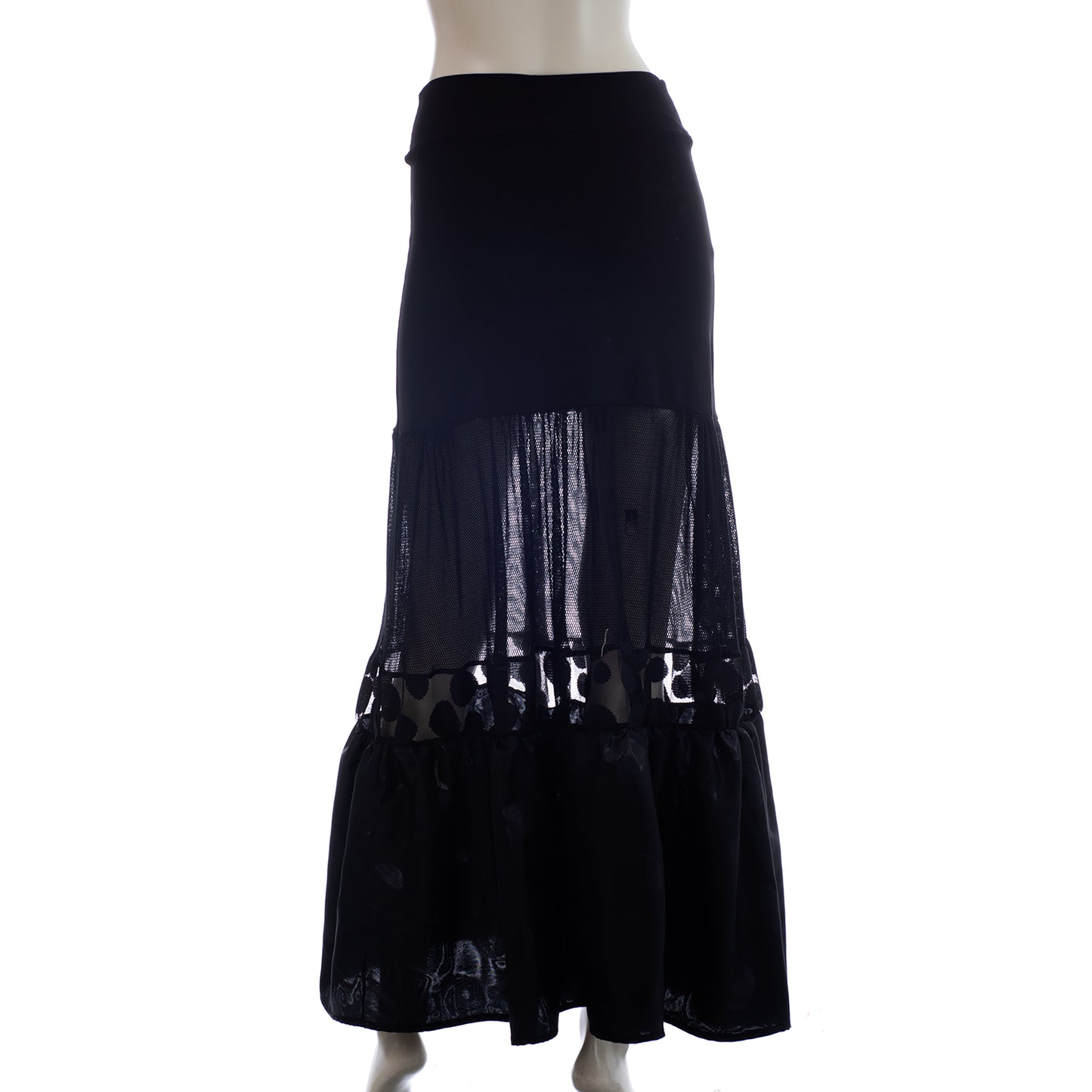 Seva's Luxury Nightfall Maxi Skirt ss.24.se.286