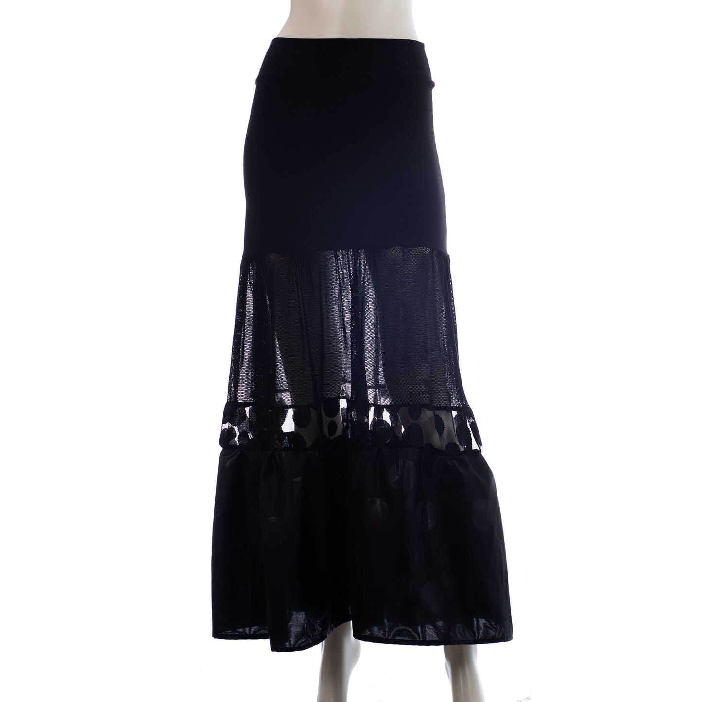 Seva's Luxury Nightfall Maxi Skirt ss.24.se.286