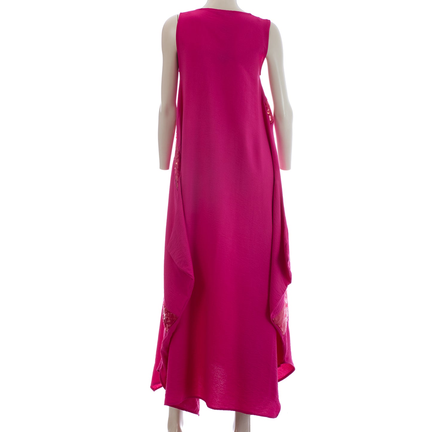 Seva's Shimmering Asymmetric Maxi Dress  ss.24.se.311