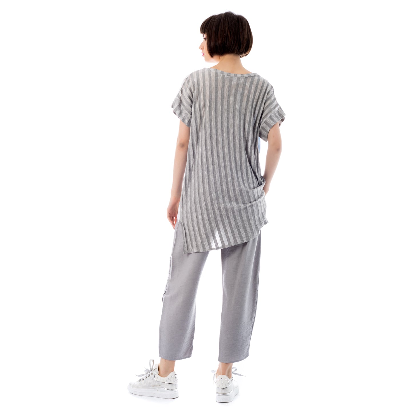 Dynamic Lines: Seva's Striped Tunic ss.24.se.013