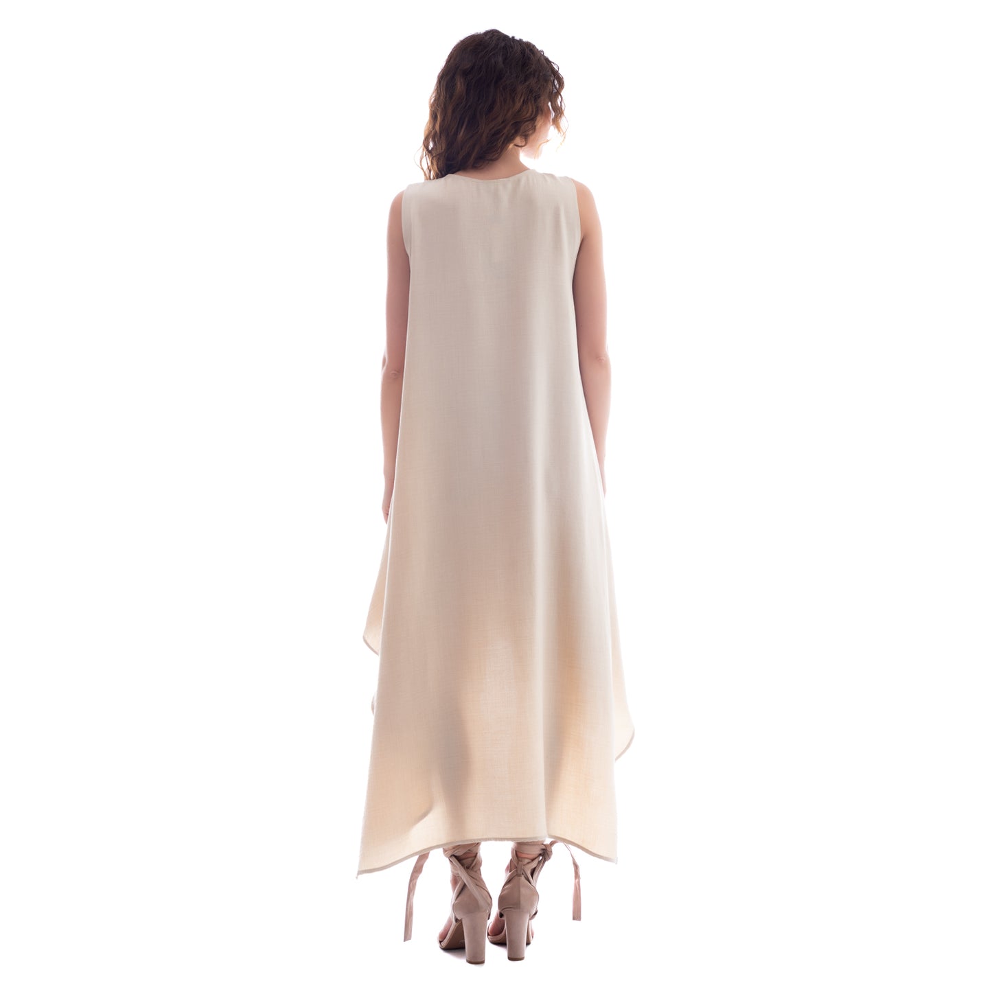 Seva's Midi Asymmetric Elegance Dress ss.24.se.317