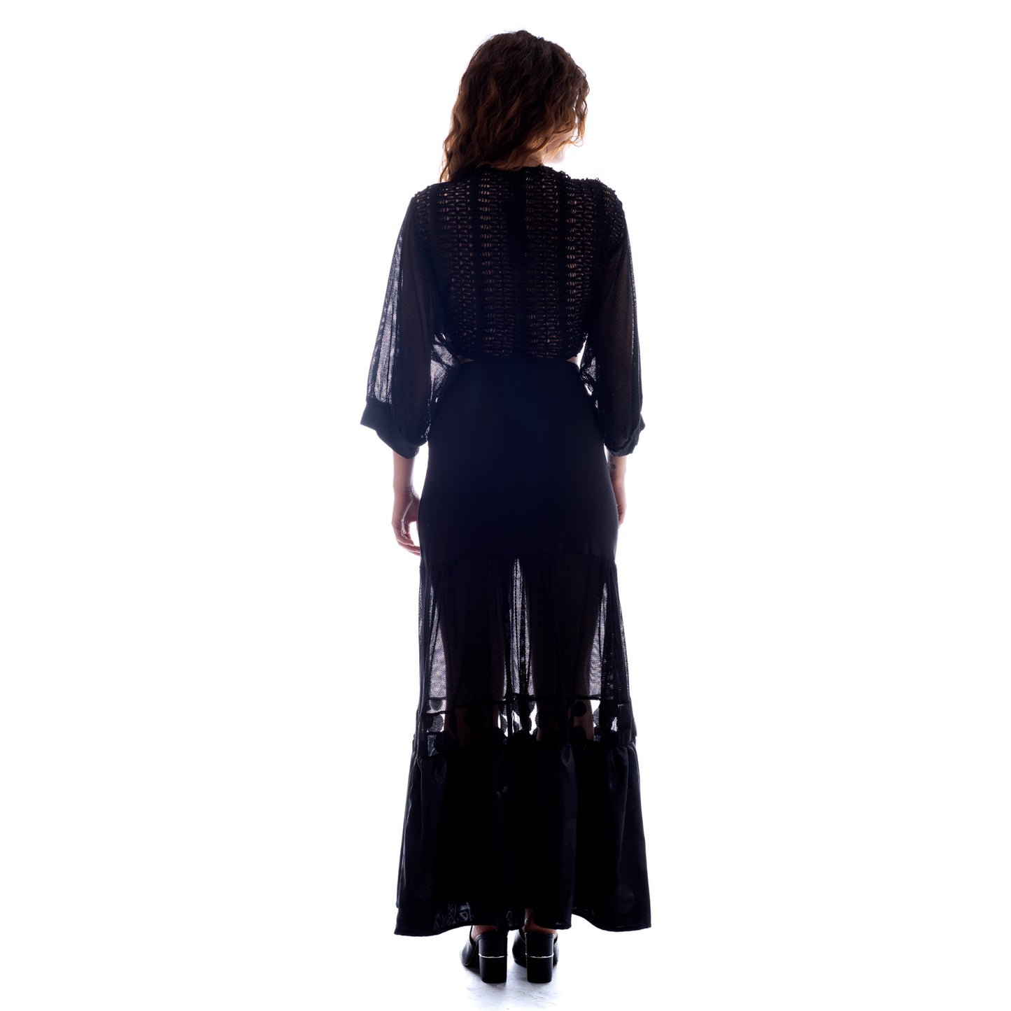 Seva's Luxury Nightfall Maxi Skirt ss.24.se.286