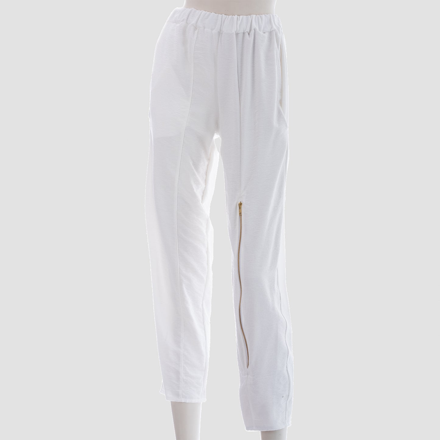 Seva's Zipper Detail Pants: Urban Elegance ss.24.se.146